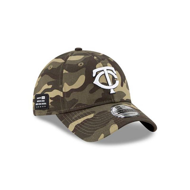 MLB Minnesota Twins Armed Forces Weekend 9Twenty Adjustable (CSQ0804) - Green New Era Caps